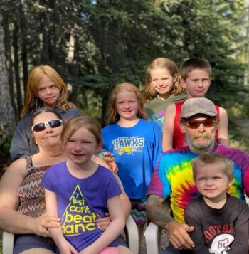 Camping with our Joys. Grandchildren are the greatest!