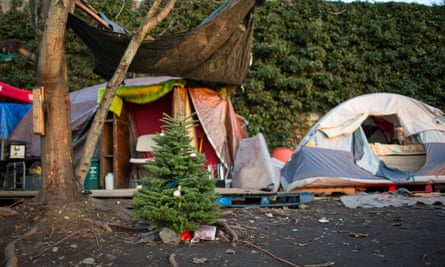 Homeless at Christmas: 'The kids believe Santa's coming, just not by the chimney' | Homelessness | The Guardian